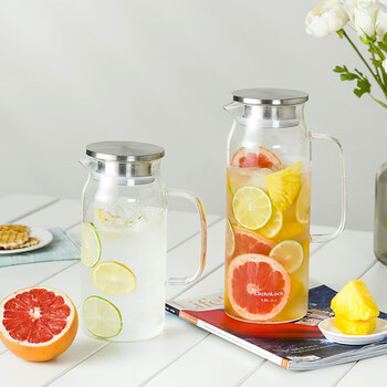 乐扣乐扣(LOCK&LOCK)凉水壶耐热玻璃水壶泡茶柠檬水果水杯子家用大容量玻璃茶水杯1.6L 乐扣乐扣(LOCK&LOCK)凉水壶耐热玻璃水壶泡茶柠檬水果水杯子家用大容量玻璃茶水杯1.6L