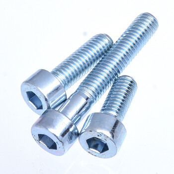 8级镀锌内六角螺丝 蓝白锌螺钉圆柱头螺钉 m4(50个) 70mm长