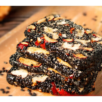 weierli甄磨坊黑芝麻糕核桃红枣枸杞纯手工营养零食 原味黑芝麻糕250g