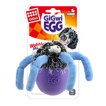 Gigwi贵为狗狗发声玩具不倒翁系列中小型犬宠物泰迪幼犬磨牙蜘蛛蛋 图片价格品牌报价 京东