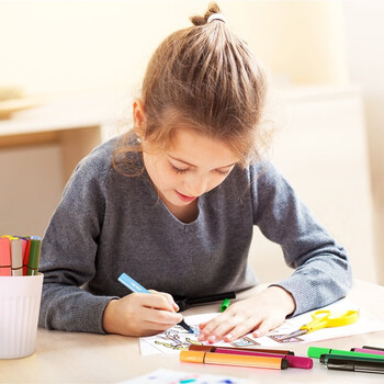 得力(deli)水彩笔70721萌伊学生儿童涂鸦绘画填色笔套装美术用品文具玩具儿童礼物收纳盒水溶性18色 得力(deli)水彩笔70721萌伊学生儿童涂鸦绘画填色笔套装美术用品文具玩具儿童礼物收纳盒水溶性18色