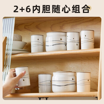 小熊（Bear）酸奶机 家用全自动大容量分杯米酒机酸奶发酵菌纳豆泡菜机SNJ-C10P2（浅绿）