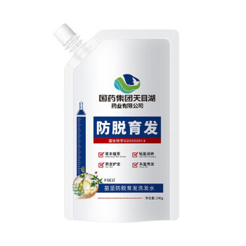 国药集团天目湖药业苗坚防脱育发洗发水男女士通用防脱固发护发头发营养液洗发露 【体验装1】1袋装（24g/袋）