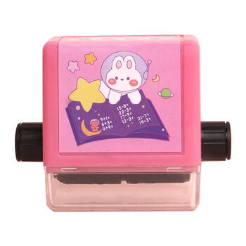 三年二班 100以内数学乘法算术题滚动式印章题小学生口算随机出题神器快速记忆算数 蓝色乘法套装