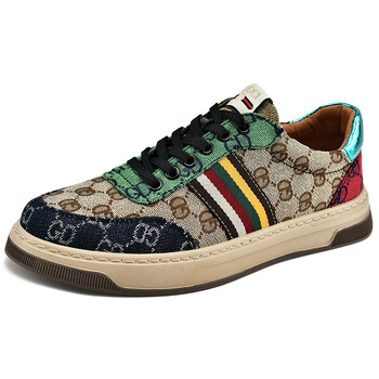 迈克尔古奇鞋子男春夏季休闲鞋男士板鞋国潮流百搭运动鞋脏脏鞋牛卡其