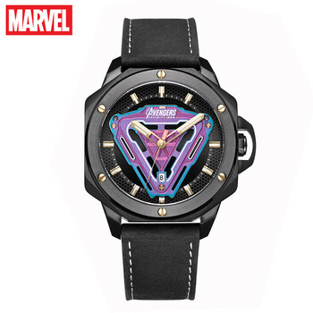 京闪配送漫威marvel联名手表男学生机械钢铁侠时尚潮流炫酷个性高中生