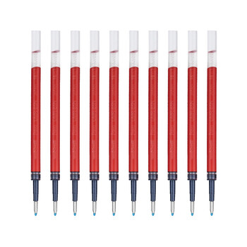 uni三菱 uni-ball UMR-85N按动笔芯0.5mm中性笔红色替芯 适用签字笔UMN-155 105 152 207等系列 10支