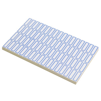 递乐 4080枚30mm×12mm不干胶标签贴纸定制自粘性标贴 68枚/张 60张/包 4630蓝色