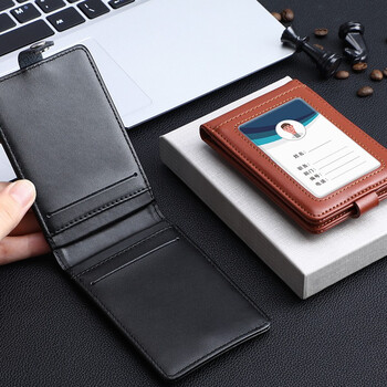 嘉然恒 真皮工作牌企业员工胸牌证件卡套带收纳卡位挂脖牌会议出入证工作证套牛皮材质可定制 升级竖款棕色 嘉然恒 真皮工作牌企业员工胸牌证件卡套带收纳卡位挂脖牌会议出入证工作证套牛皮材质可定制 升级竖款棕色