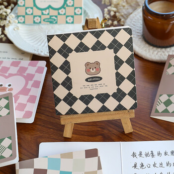 狮洛德 贺卡明信片小清新创意卡通生日祝福卡邀请卡留言手写小卡片6张带信封 狮洛德 贺卡明信片小清新创意卡通生日祝福卡邀请卡留言手写小卡片6张带信封