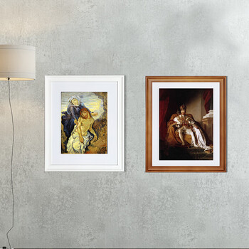 得印实木相框 巴洛克16寸胡桃色相框 拼图海报画框装裱 影楼婚纱儿童照相框画框照片墙组合相框9350 得印实木相框 巴洛克16寸胡桃色相框 拼图海报画框装裱 影楼婚纱儿童照相框画框照片墙组合相框9350