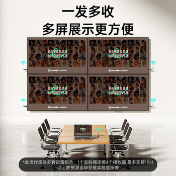 毕亚兹 无线投屏器点对点HDMI同屏神器手机电脑平板智投连接电视企业级高清办公投影仪笔记本家用会议