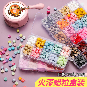 苏拉达(Surada)火漆印章蜡粒马卡龙色 火漆印章套装火漆蜡粒15色儿童火星印章蜡粒火气印章蜡粒全套便宜HQ090 苏拉达(Surada)火漆印章蜡粒马卡龙色 火漆印章套装火漆蜡粒15色儿童火星印章蜡粒火气印章蜡粒全套便宜HQ090