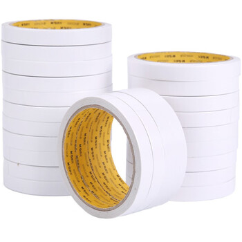 晨光（M&G）双面胶高粘性棉纸胶带学生/办公通用双面胶带 12mm*10y(9.14m/卷) 2卷/袋 12袋装 AJD97349