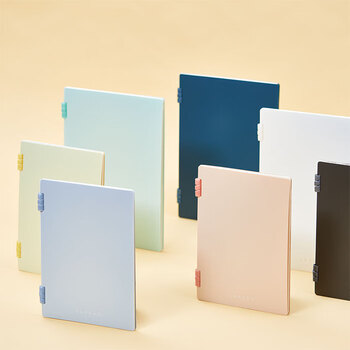 锦宫（KINGJIM）LASENO线圈活页本可拆卸错题本笔记本商务办公考研学生作业本B5黄色9065-Y