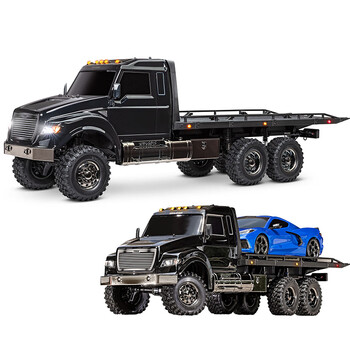 远程遥控车喊话摄像小肥羊同款无限距离控制驾驶改装 trx6拖车版车