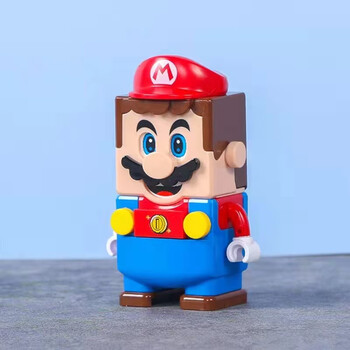 乐高教育迷你纯色像素背景人仔套装摆件玩偶拼装积木玩具男孩礼物