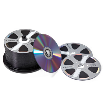 威宝（Verbatim）DVD-R 光盘/刻录盘 16速4.7GB 数码老电影  桶装50片 空白光盘 62244