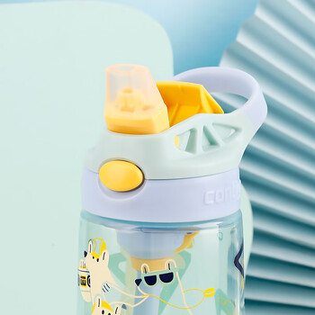 contigo康迪克儿童吸管水杯小发明家排气防喷420ml滑板熊熊HBC-GIZ249VP+ contigo康迪克儿童吸管水杯小发明家排气防喷420ml滑板熊熊HBC-GIZ249VP+