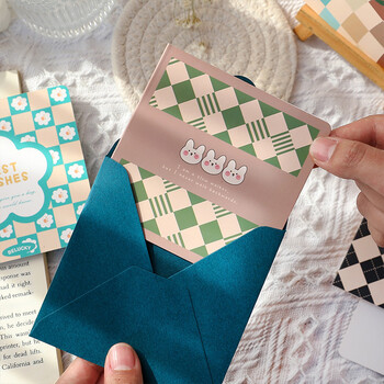 狮洛德 贺卡明信片小清新创意卡通生日祝福卡邀请卡留言手写小卡片6张带信封 狮洛德 贺卡明信片小清新创意卡通生日祝福卡邀请卡留言手写小卡片6张带信封