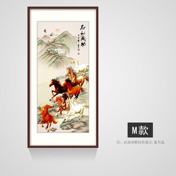 徐悲鸿八骏图欣赏价格报价行情- 京东