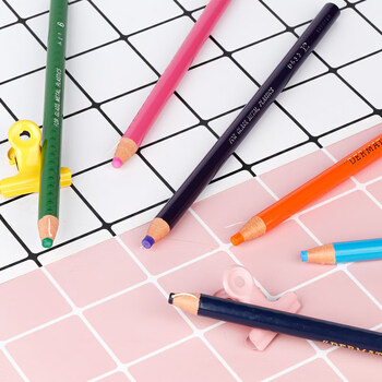 uni三菱油性蜡笔环保手撕卷纸7600工业标记笔(可书写底片/玻璃/皮革/金属等)紫色单支装