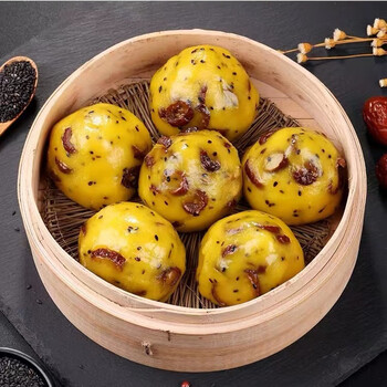 苏墨蒸满香大黄米粘窝窝红枣无添加纯软糯香甜早餐加热即食 窝窝头【4