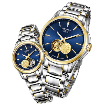 格诺(gnoth)手表金表系列貔貅情侣手表自动机械表时尚镂空防水情侣表