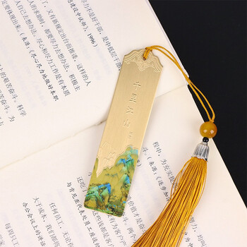 TaTanice黄铜书签 金属书签生日礼物礼盒装中国风金属特色书页夹创意伴手礼送老师同学-礼盒款