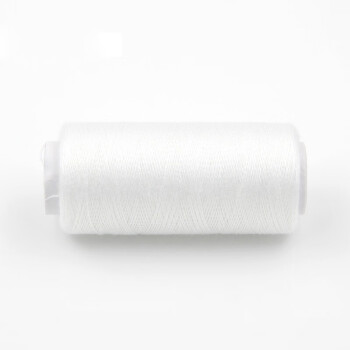 迈利达缝纫线衣服黑白线缝衣线家用手缝线针线盒针线包红线灰线 白色2卷