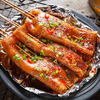 半成品批发串串套餐烤羊肉串新鲜肉串食材家用烤肉串 网红苕皮一包5串