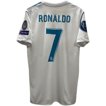 欧陆梵17-18赛季皇马主场球衣欧冠决赛版7号c罗本泽马拉莫斯短袖足球