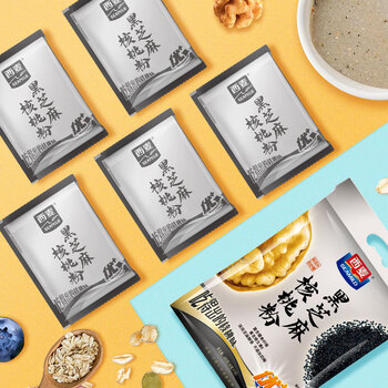 西麦黑芝麻核桃粉600g燕麦片黑芝麻糊冲饮谷物代餐粉营养早餐独立包装 西麦黑芝麻核桃粉600g燕麦片黑芝麻糊冲饮谷物代餐粉营养早餐独立包装