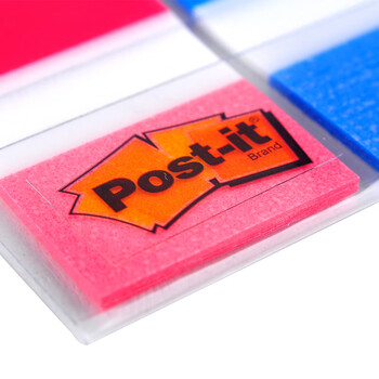 3M 便利贴 报事贴/报事贴/便签纸/透明指示标签 办公用品 680-2pk-1 抽取式标签