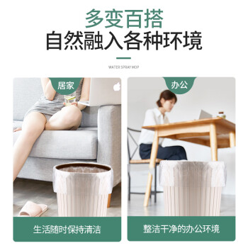 加品惠垃圾袋平口90只1.1丝白色50*60大号点断式办公家用垃圾桶袋子0594