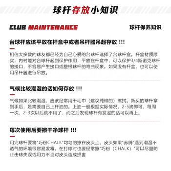 威仕顿 蓝钻台球杆 大头杆桌球杆训练入门公杆中式黑八九球 13MM带杆桶