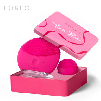 斐珞尔（FOREO）洁面仪 硅胶电动 清洁毛孔 美容仪 洗脸仪 mini2代红色+play玩趣版