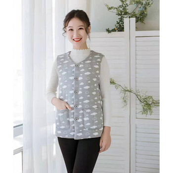 纯手工纯棉花手工马甲女秋冬加厚保暖棉坎肩马夹中老年内外穿棉背心