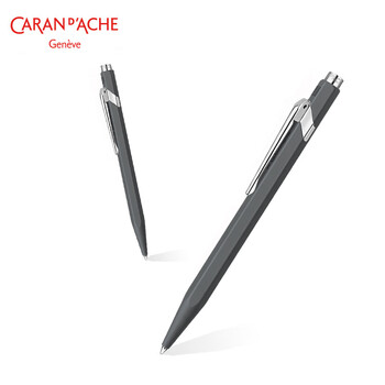 凯兰帝（CARAN  d'ACHE）瑞士卡达圆珠笔签字笔 849煤灰色圆珠笔商务办公送礼 男女生礼物 849495