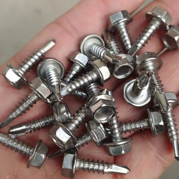 永利尚 410不锈钢外六角钻尾螺钉自攻自钻螺丝燕尾钉彩钢瓦钉 M5.5*38（380个）