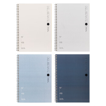 得力(deli)4本B5/60张绅调系列学生螺旋本线圈本 学生记事本日记本笔记本子文具 LB560-4 得力(deli)4本B5/60张绅调系列学生螺旋本线圈本 学生记事本日记本笔记本子文具 LB560-4