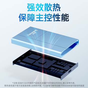 梵想（FANXIANG）1TB 移动固态硬盘（PSSD）Type-C USB3.2高速传输 手机直连笔记本电脑外置硬盘 轻薄便携P106蓝色 