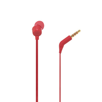 JBLT110有线耳机立体声入耳式耳麦 电脑游戏运动耳机 适用于3.5mm接口设备红色 JBLT110有线耳机立体声入耳式耳麦 电脑游戏运动耳机 适用于3.5mm接口设备红色
