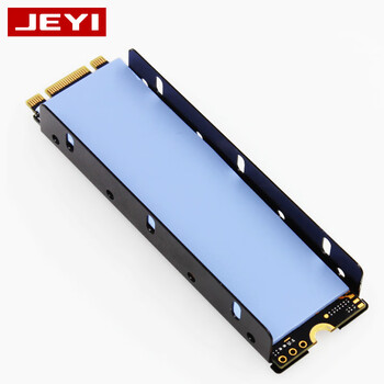 佳翼（JEYI）M.2 SSD散热器 PS5固态硬盘散热片 超薄全铝散热马甲 兼容2280 适配主机电脑 适用西数三星佰维
