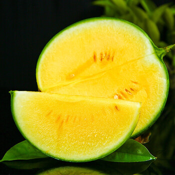 德骊嘉特小凤黄心西瓜新鲜黄肉甜西瓜应当季水果黄瓤冰淇淋薄皮整箱