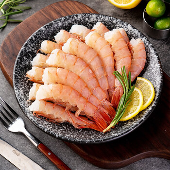 味库(wecook)去头桃红虾 700g/盒 大个头 莫桑比克深海海鲜 (40-75只