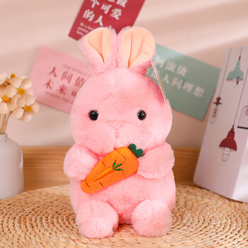 卡奇雅(kaqiya)兔子毛绒玩具嘟嘟猫安抚玩偶陪睡公仔可爱小白兔娃娃