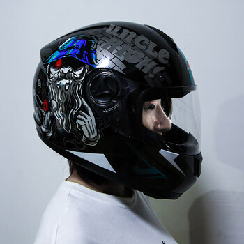 agv艾狮头盔男女电动摩托车安全帽全盔四季夏季女骑士个性电瓶车机车
