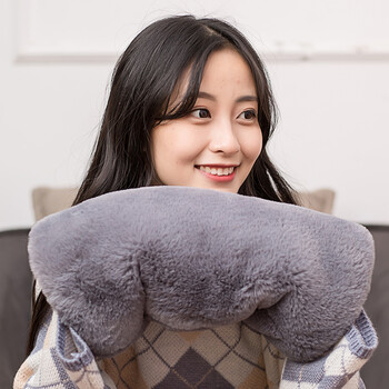 暖袖暖手套暖手筒加厚保暖抱枕捂手筒暖手套袖筒手捂子加绒冬季插手拢