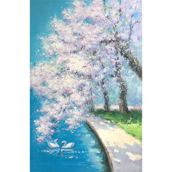 黄晓玉 《雪花》  布面油画